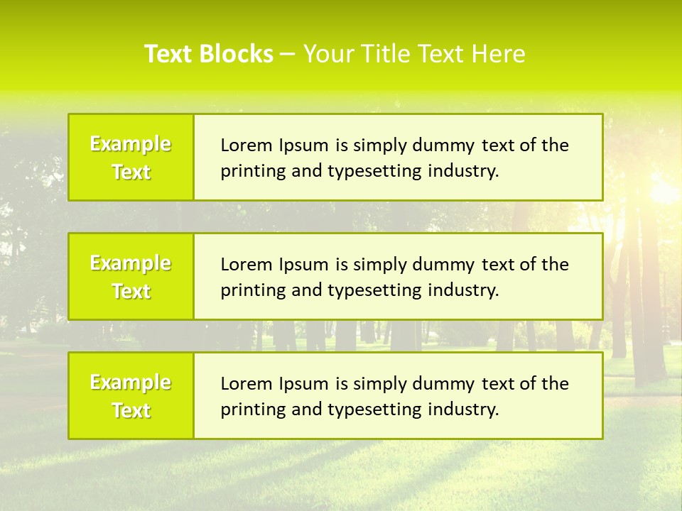 Rural Lush Area PowerPoint Template