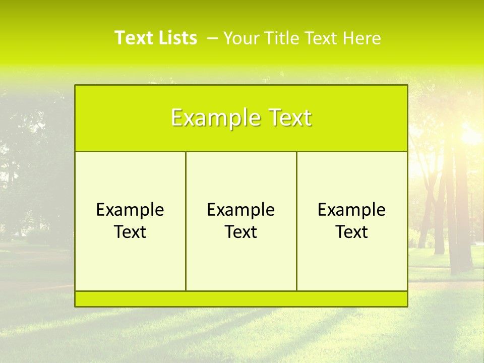 Rural Lush Area PowerPoint Template