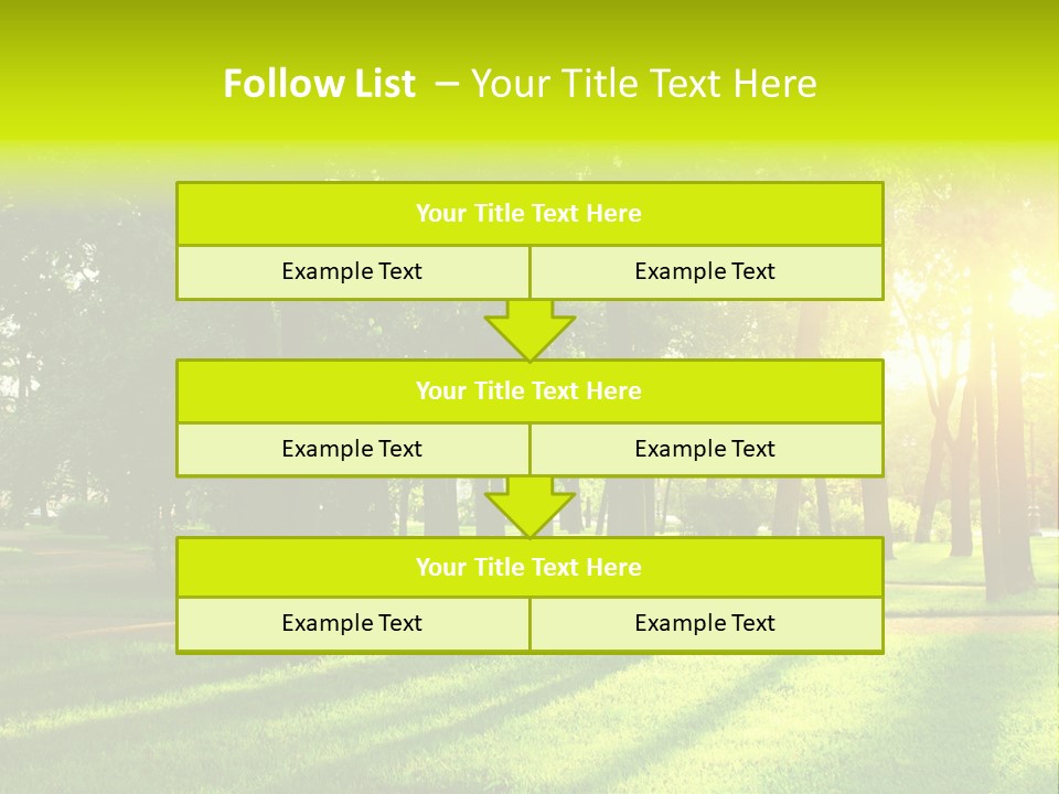 Rural Lush Area PowerPoint Template