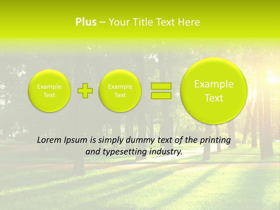 Rural Lush Area PowerPoint Template