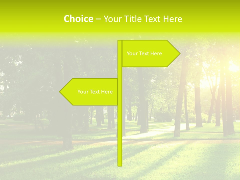 Rural Lush Area PowerPoint Template