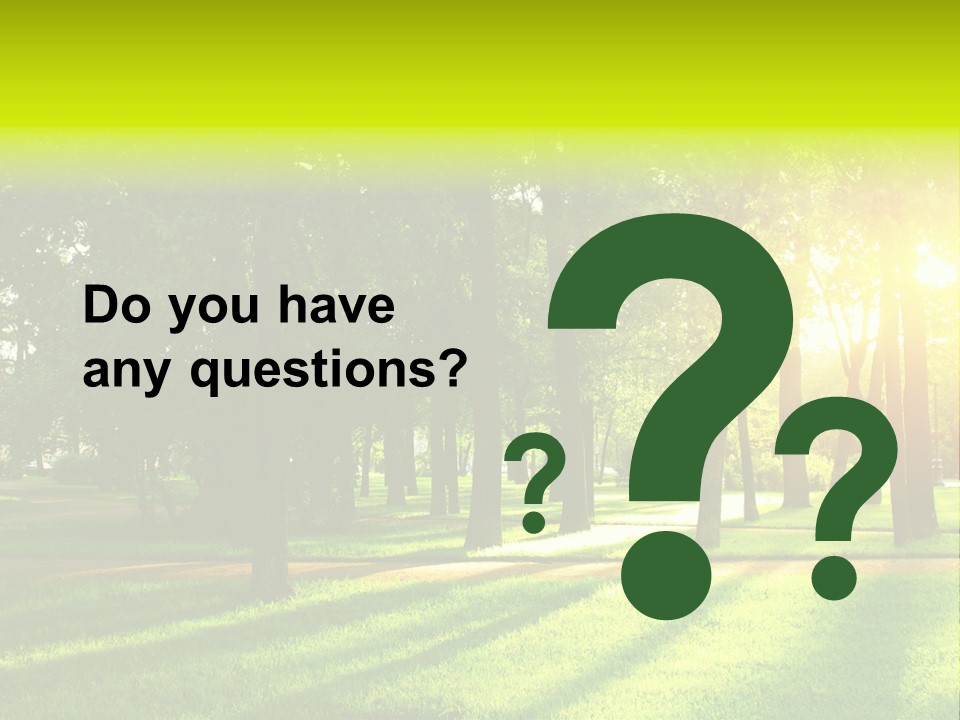 Rural Lush Area PowerPoint Template