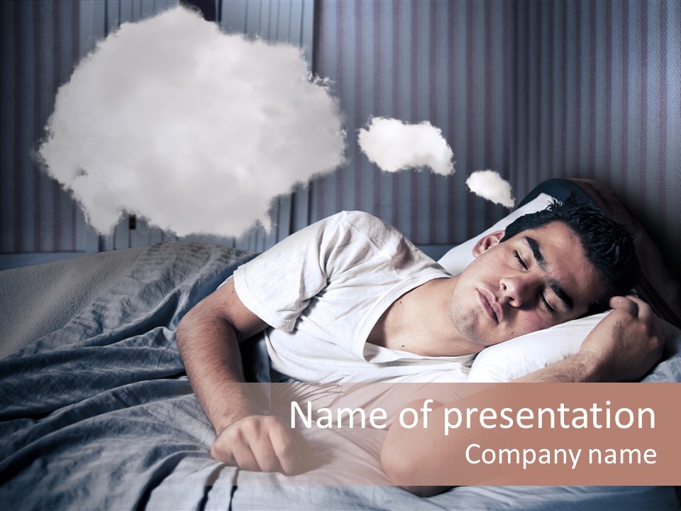 Smile Nap Sleep PowerPoint Template