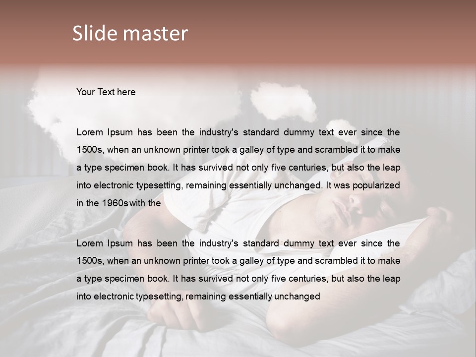 Smile Nap Sleep PowerPoint Template