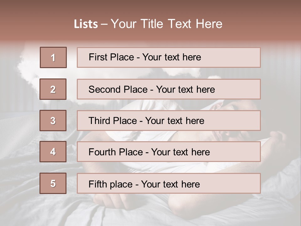 Smile Nap Sleep PowerPoint Template