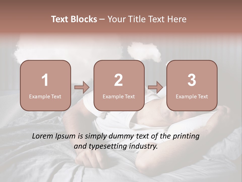 Smile Nap Sleep PowerPoint Template