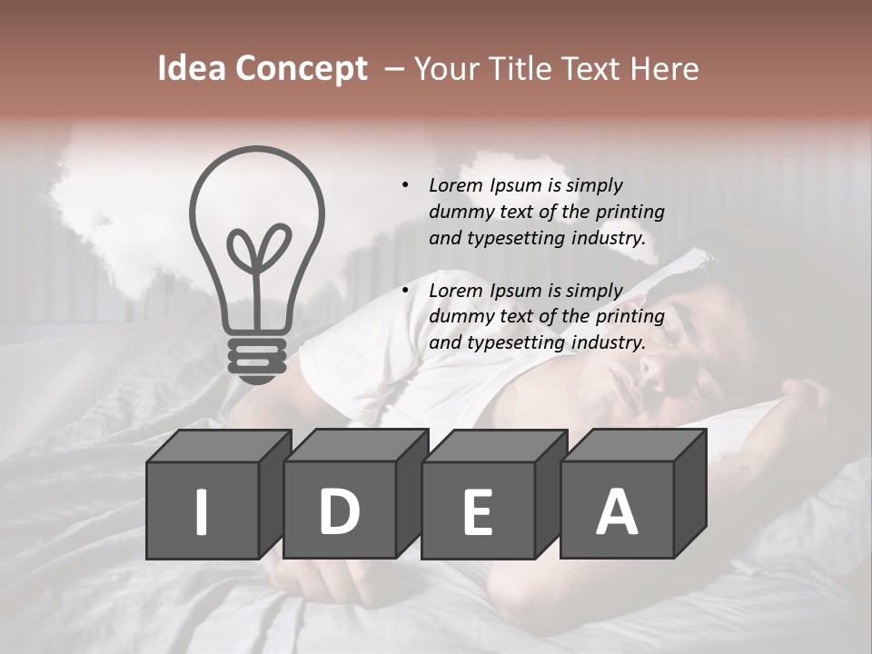 Smile Nap Sleep PowerPoint Template