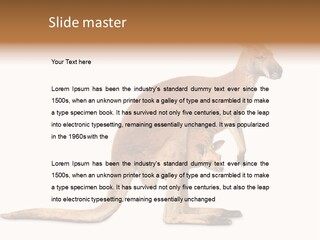 Carrying Red Small PowerPoint Template