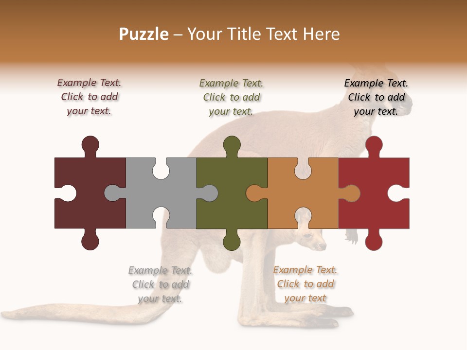 Carrying Red Small PowerPoint Template