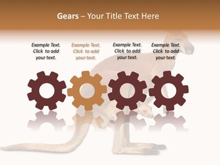 Carrying Red Small PowerPoint Template