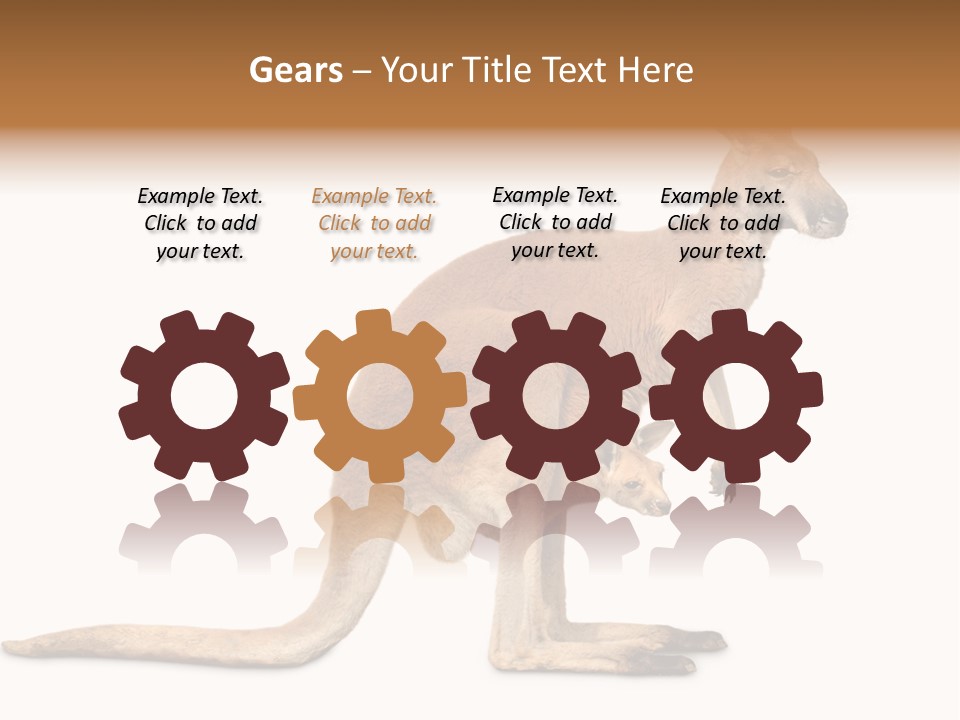 Carrying Red Small PowerPoint Template