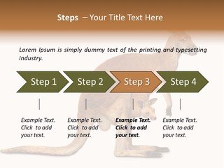 Carrying Red Small PowerPoint Template