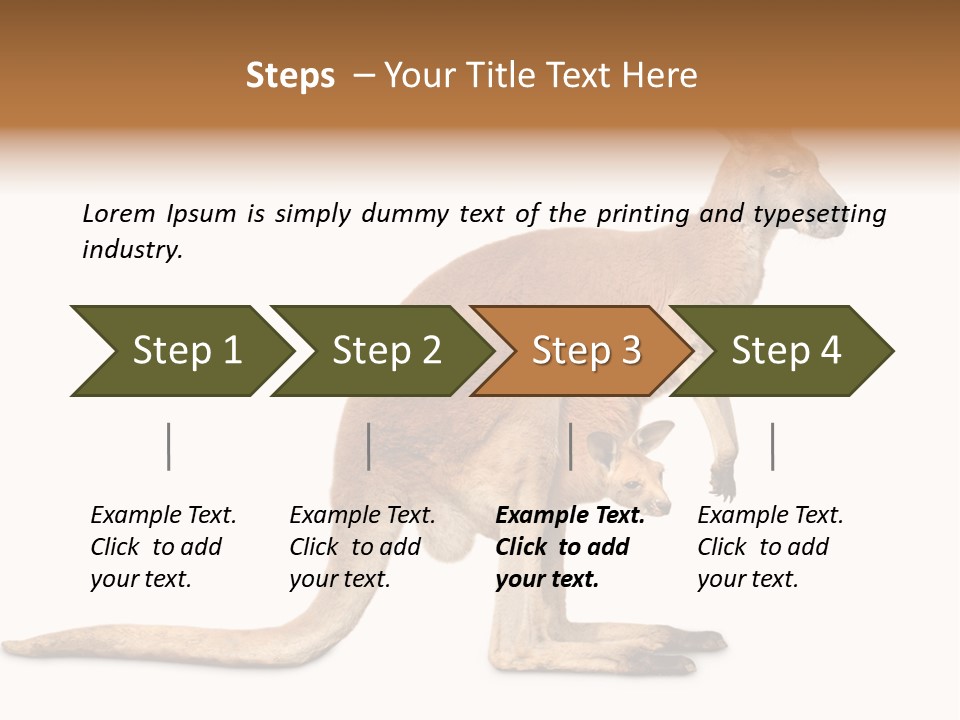 Carrying Red Small PowerPoint Template