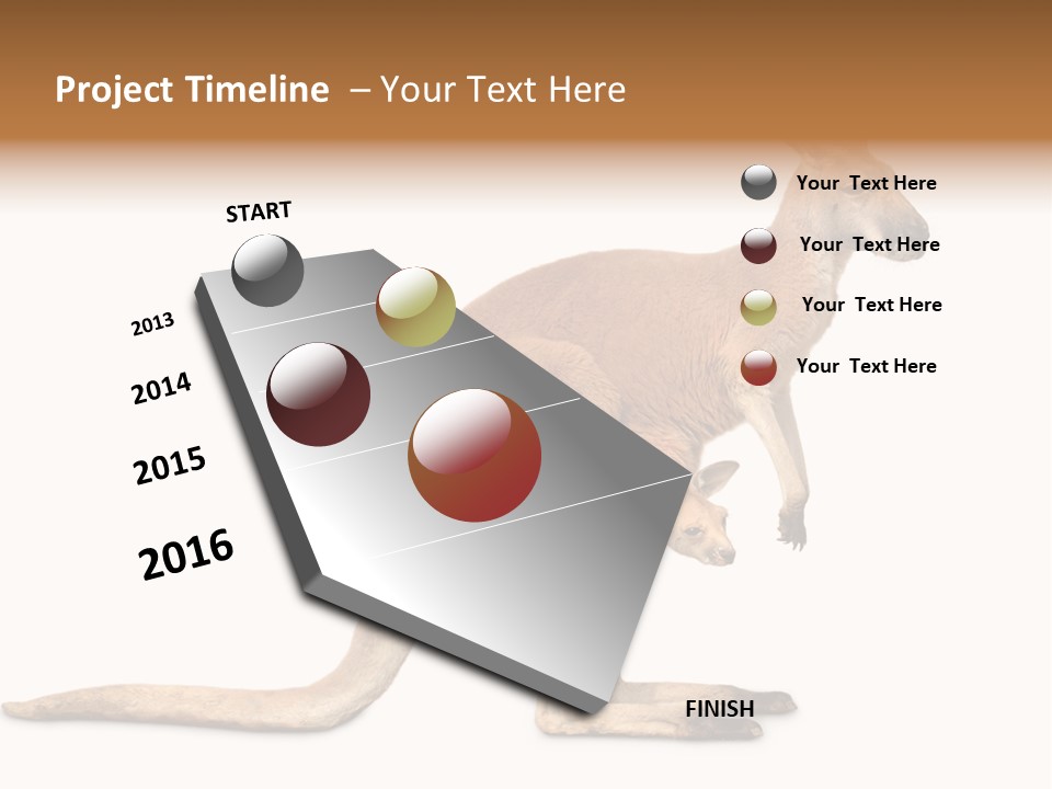 Carrying Red Small PowerPoint Template