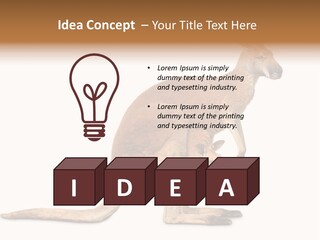 Carrying Red Small PowerPoint Template