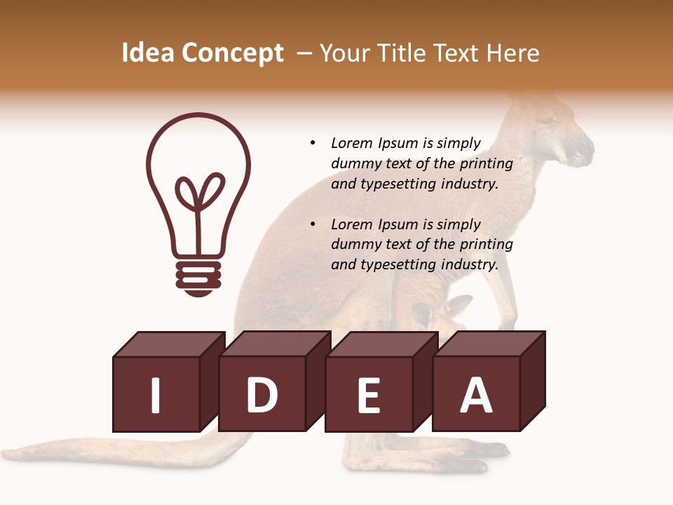 Carrying Red Small PowerPoint Template