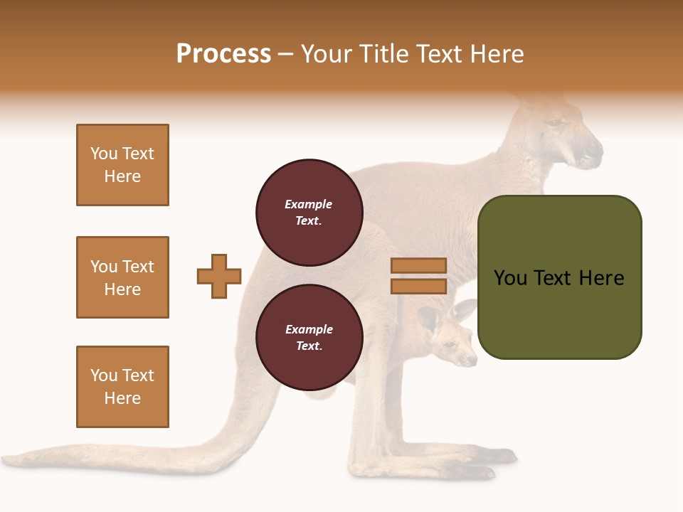 Carrying Red Small PowerPoint Template