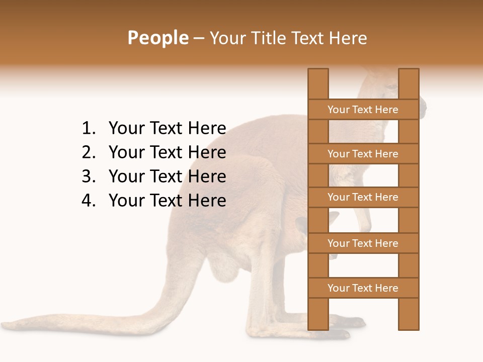 Carrying Red Small PowerPoint Template