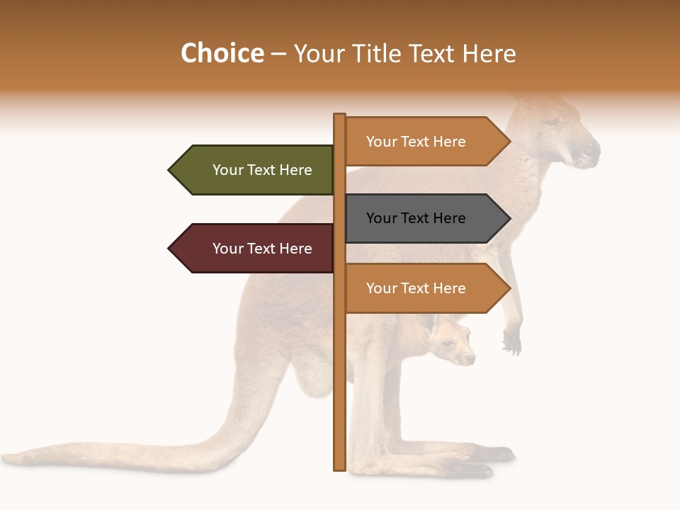 Carrying Red Small PowerPoint Template