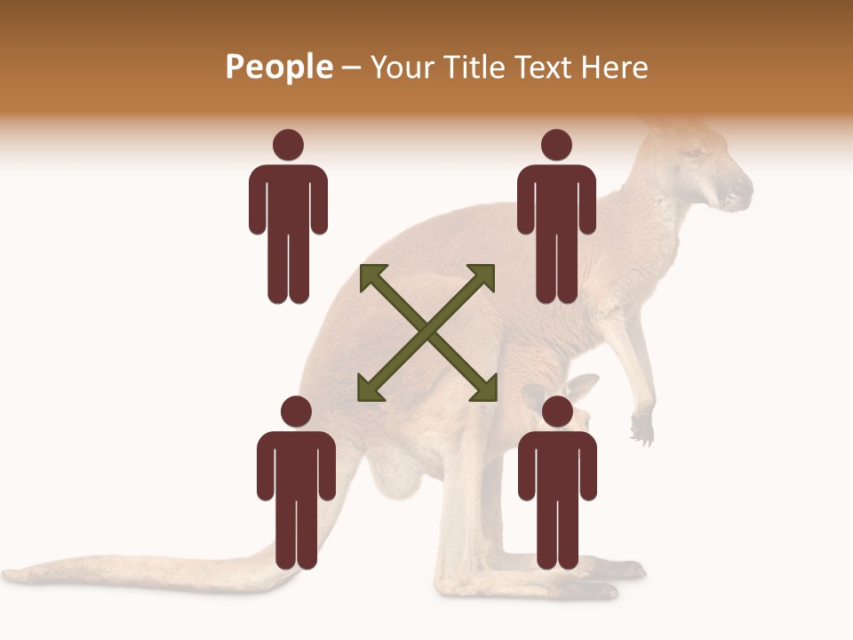 Carrying Red Small PowerPoint Template