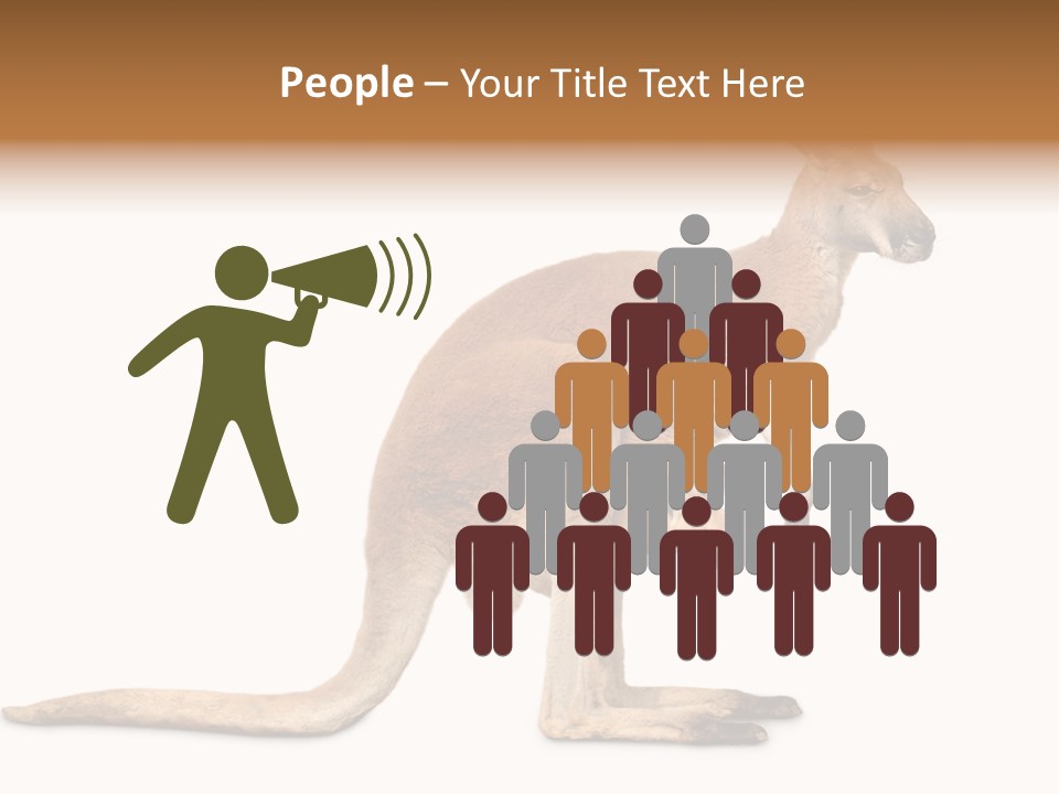 Carrying Red Small PowerPoint Template