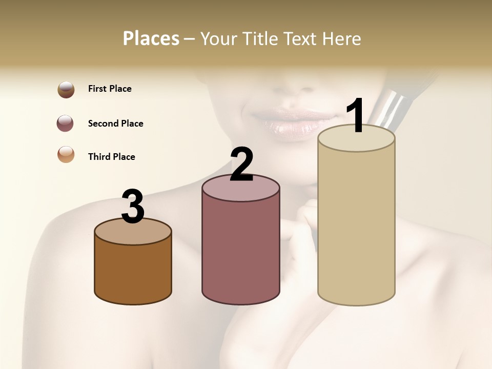 Face Shoulder Fashion PowerPoint Template