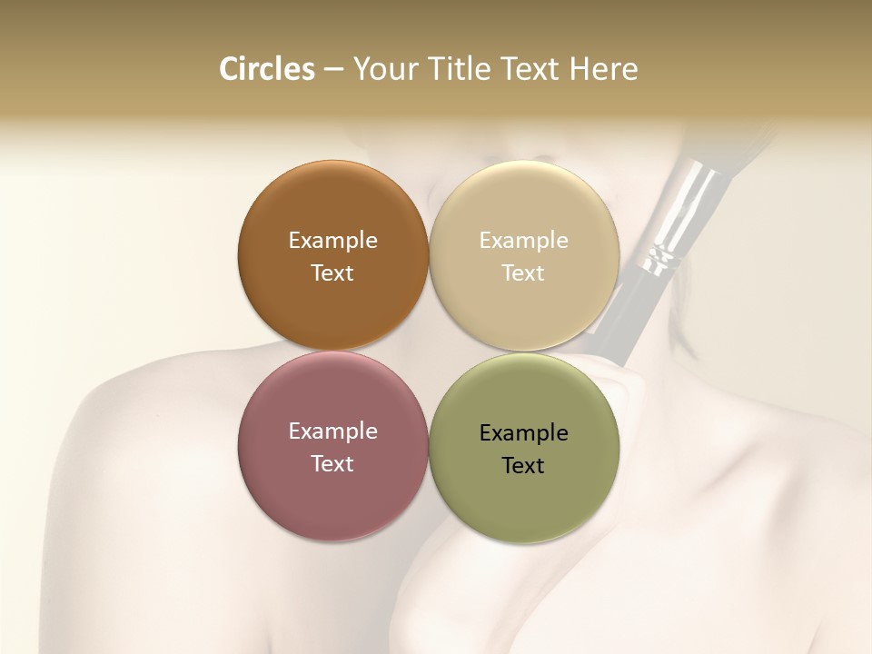 Face Shoulder Fashion PowerPoint Template