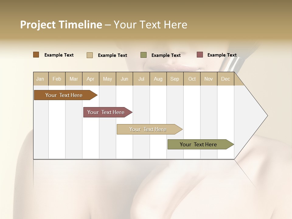 Face Shoulder Fashion PowerPoint Template