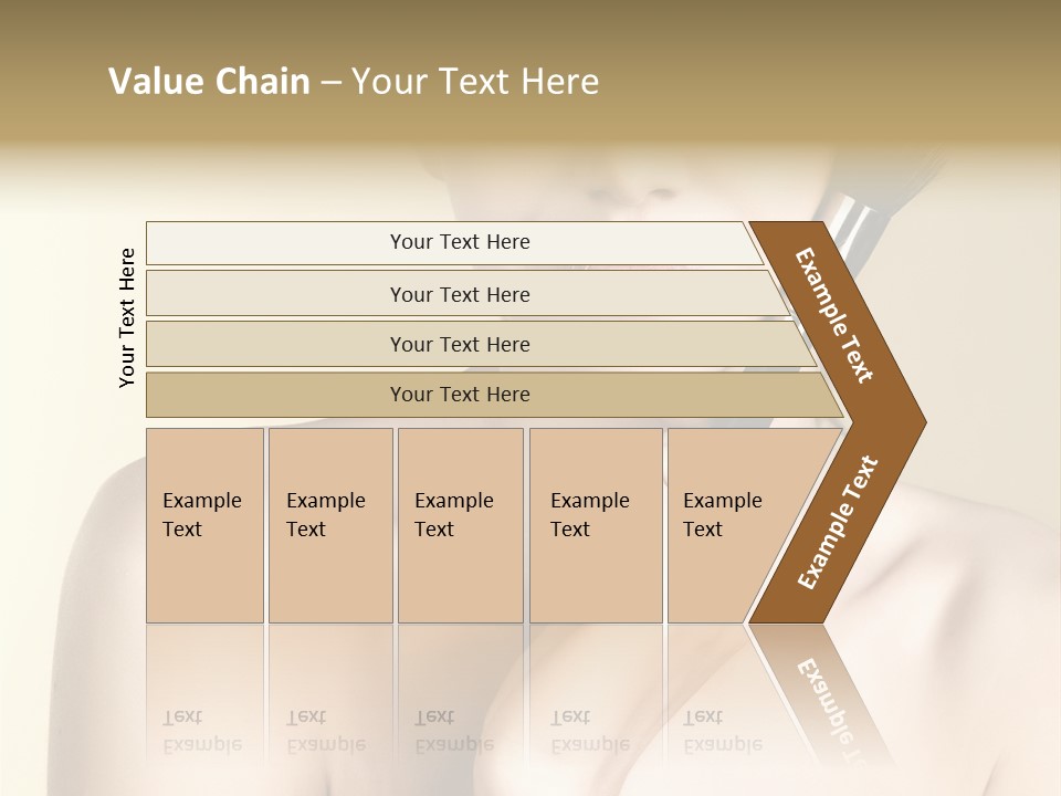 Face Shoulder Fashion PowerPoint Template