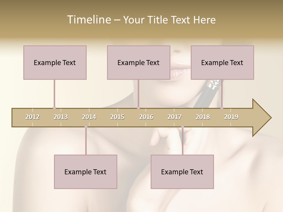 Face Shoulder Fashion PowerPoint Template