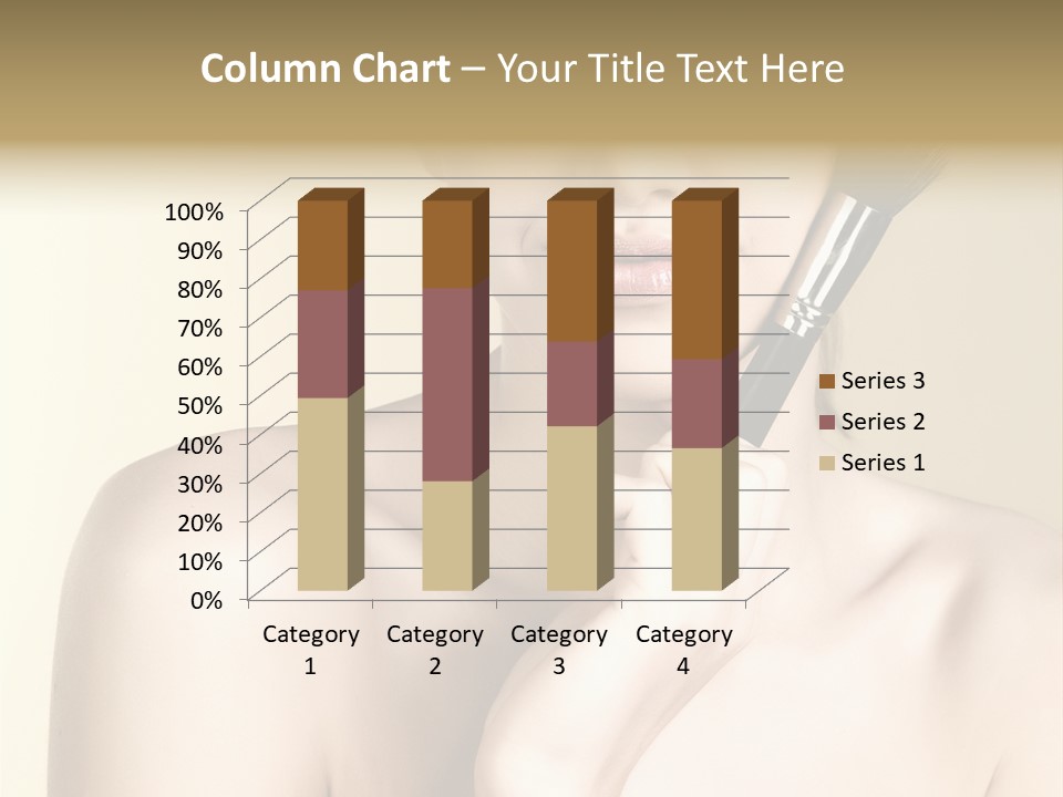 Face Shoulder Fashion PowerPoint Template