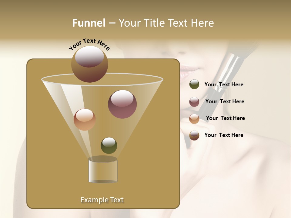 Face Shoulder Fashion PowerPoint Template