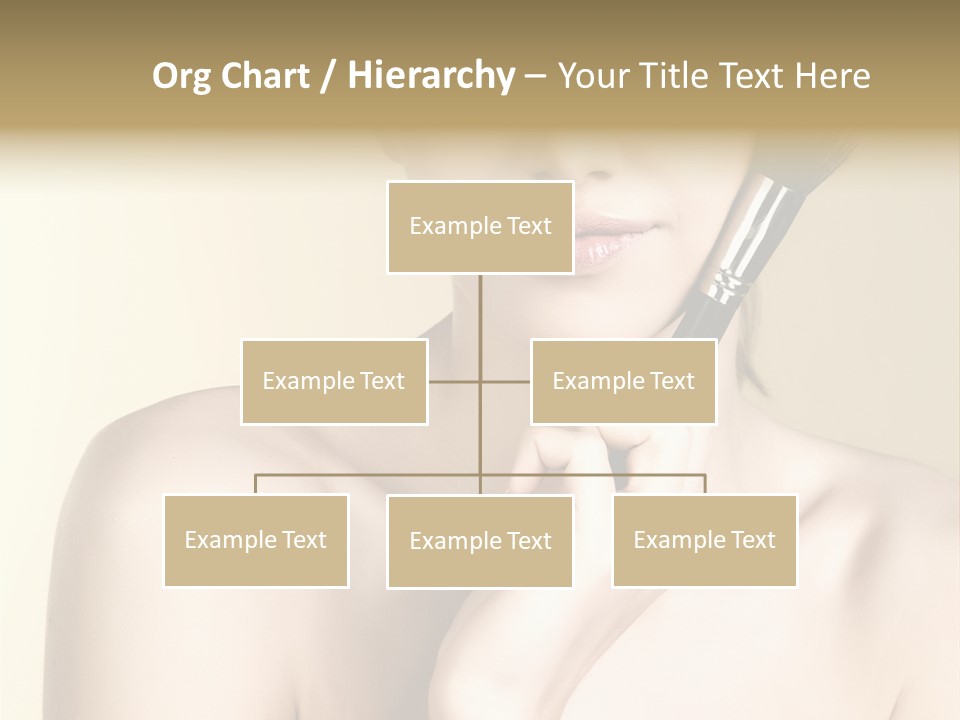 Face Shoulder Fashion PowerPoint Template