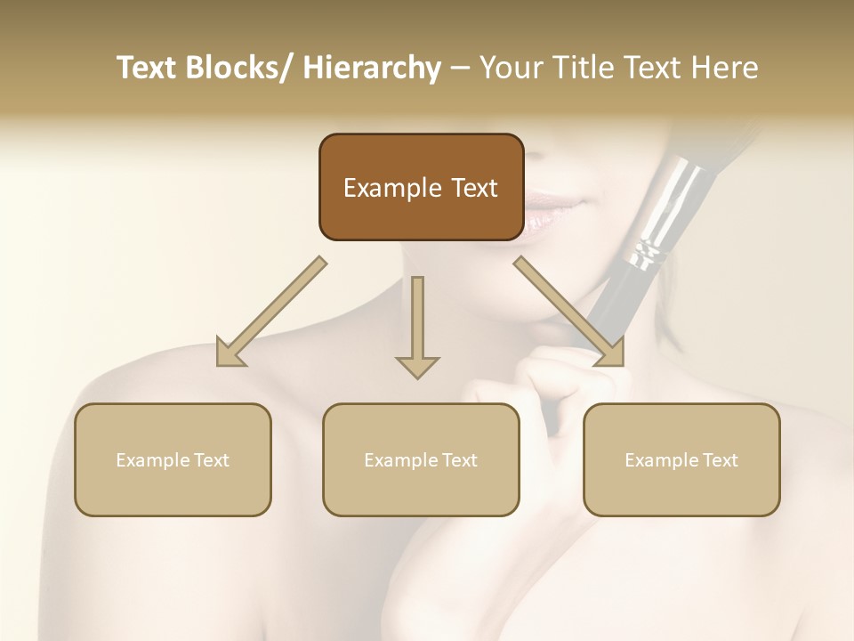 Face Shoulder Fashion PowerPoint Template