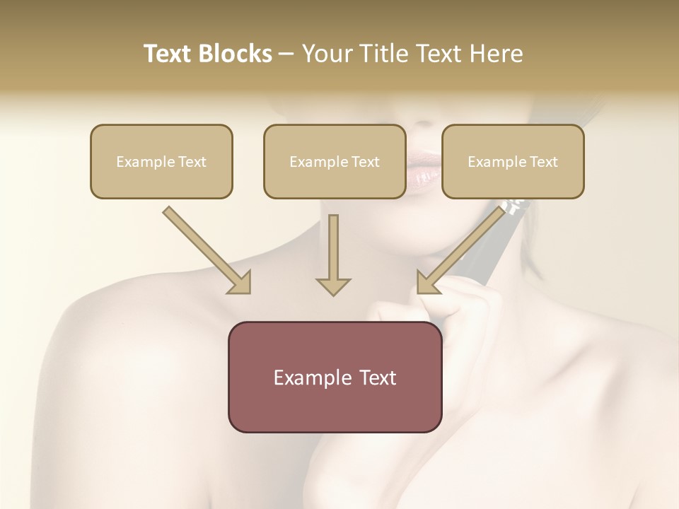 Face Shoulder Fashion PowerPoint Template