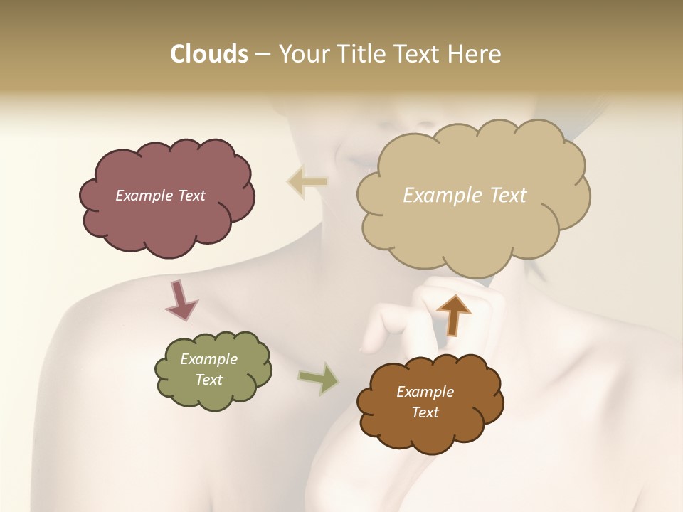 Face Shoulder Fashion PowerPoint Template