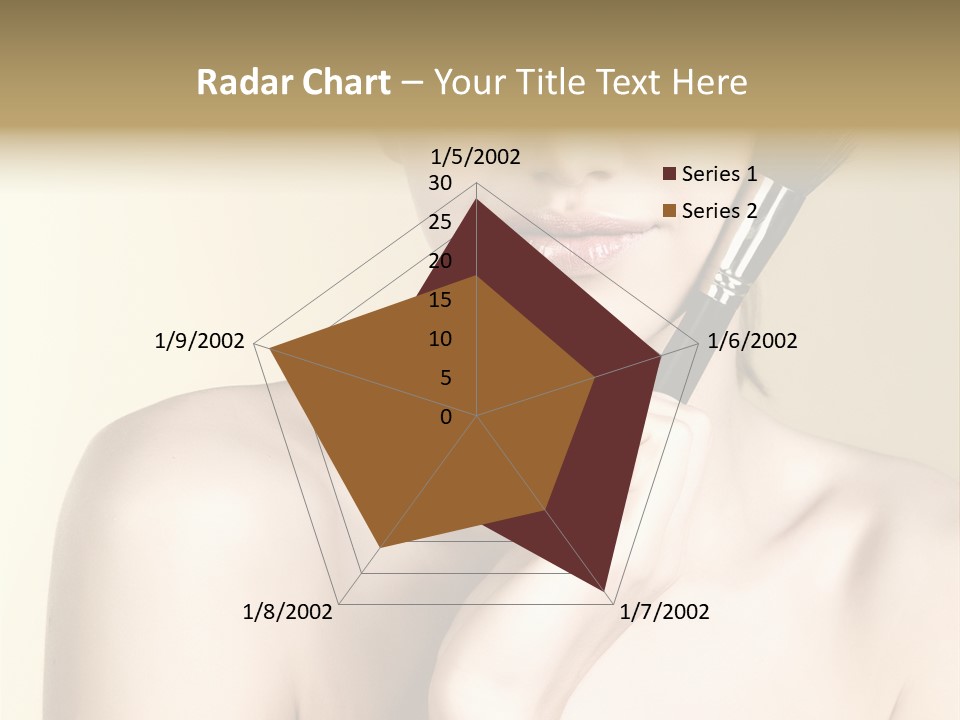 Face Shoulder Fashion PowerPoint Template