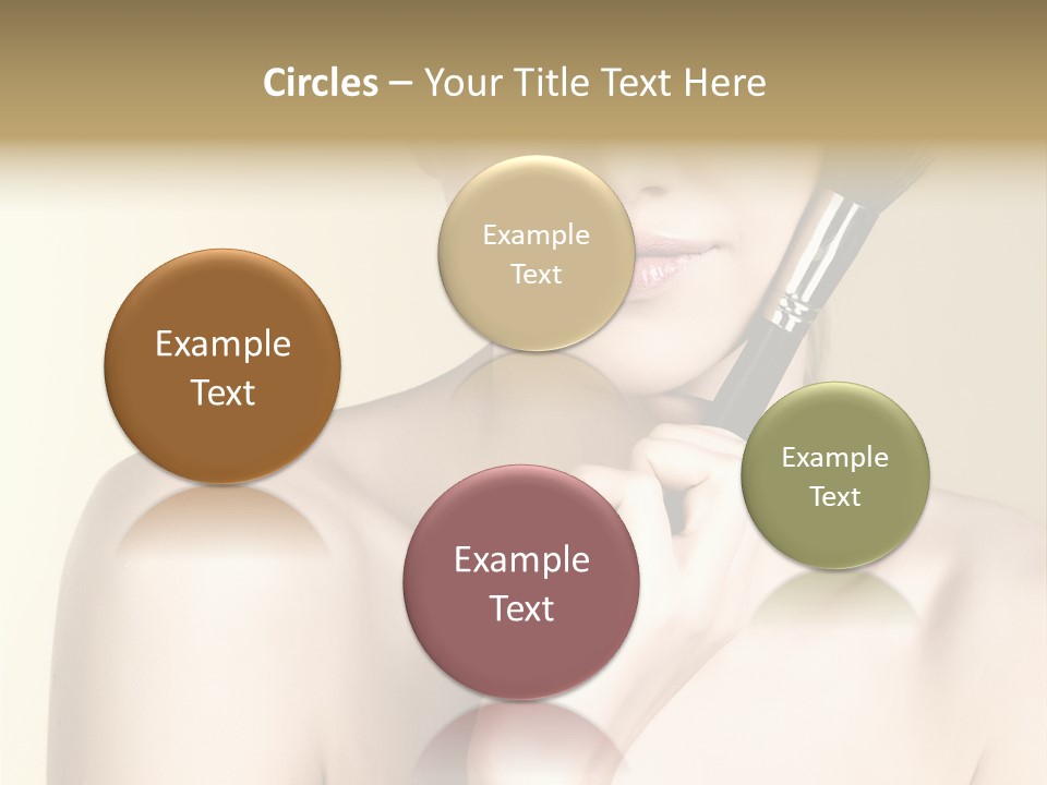 Face Shoulder Fashion PowerPoint Template