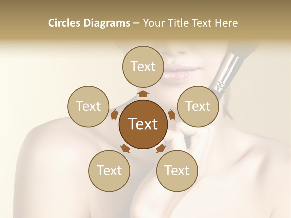 Face Shoulder Fashion PowerPoint Template