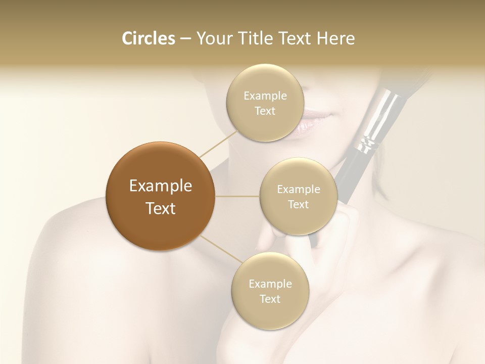 Face Shoulder Fashion PowerPoint Template