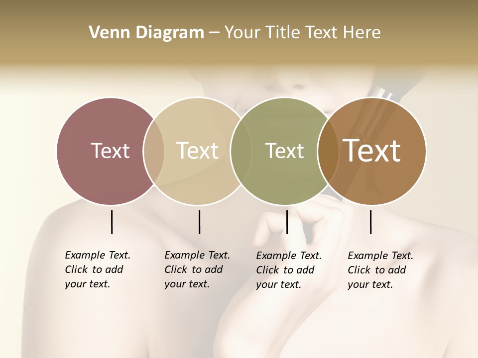 Face Shoulder Fashion PowerPoint Template