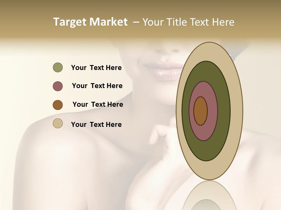 Face Shoulder Fashion PowerPoint Template