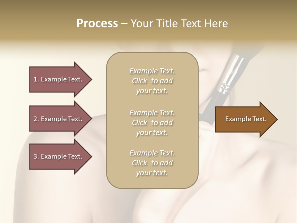 Face Shoulder Fashion PowerPoint Template