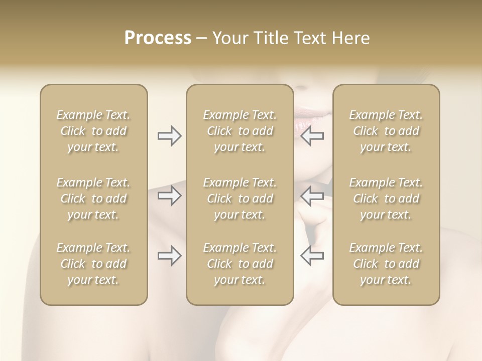 Face Shoulder Fashion PowerPoint Template