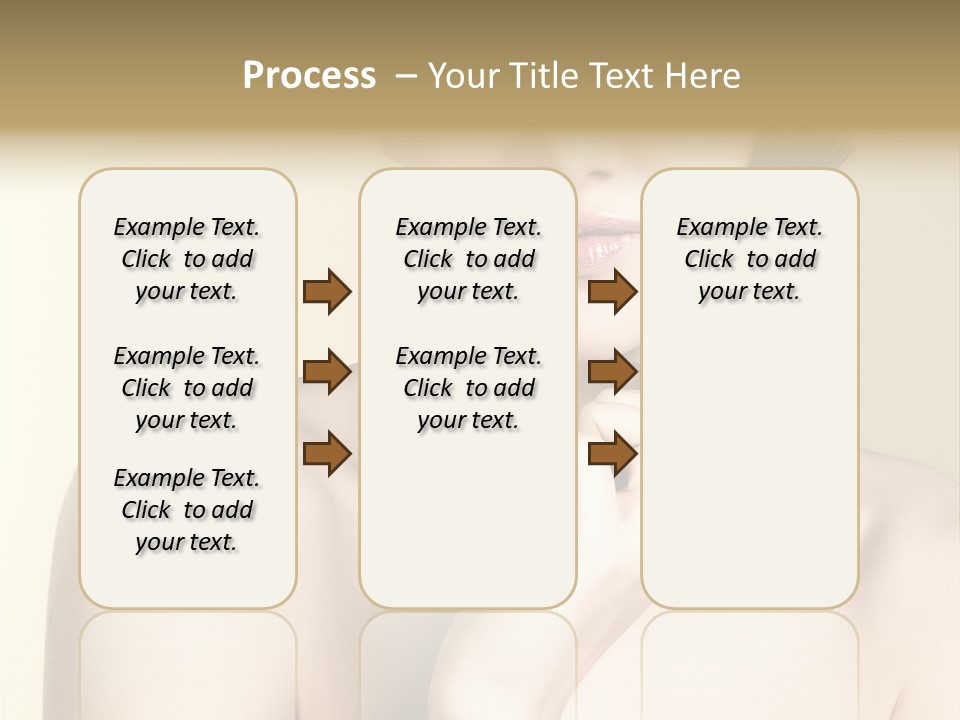 Face Shoulder Fashion PowerPoint Template