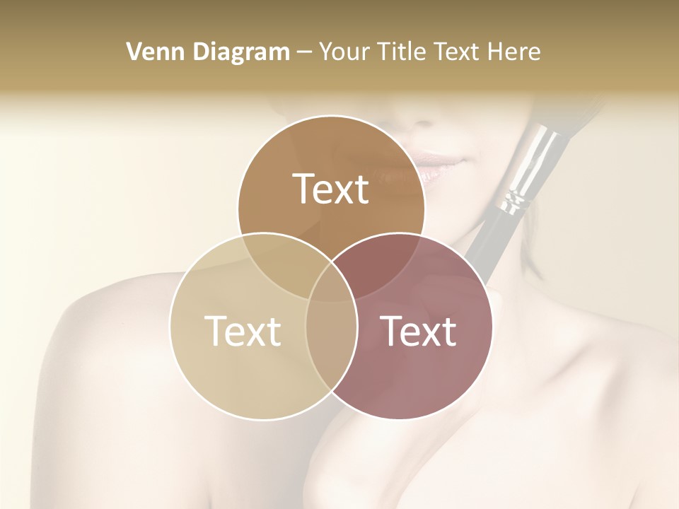 Face Shoulder Fashion PowerPoint Template