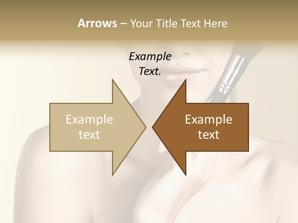 Face Shoulder Fashion PowerPoint Template