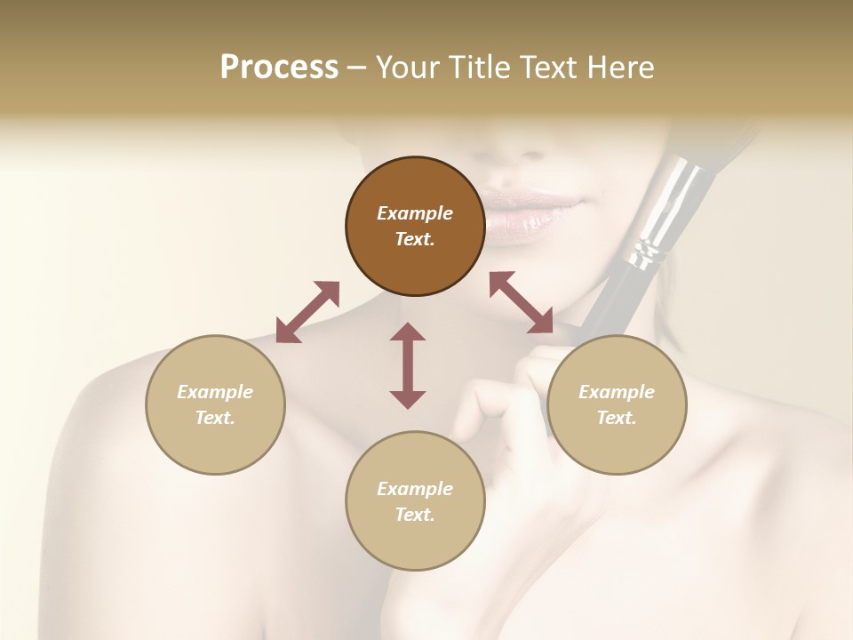 Face Shoulder Fashion PowerPoint Template