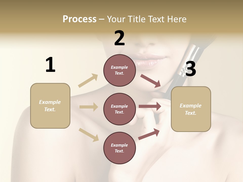 Face Shoulder Fashion PowerPoint Template