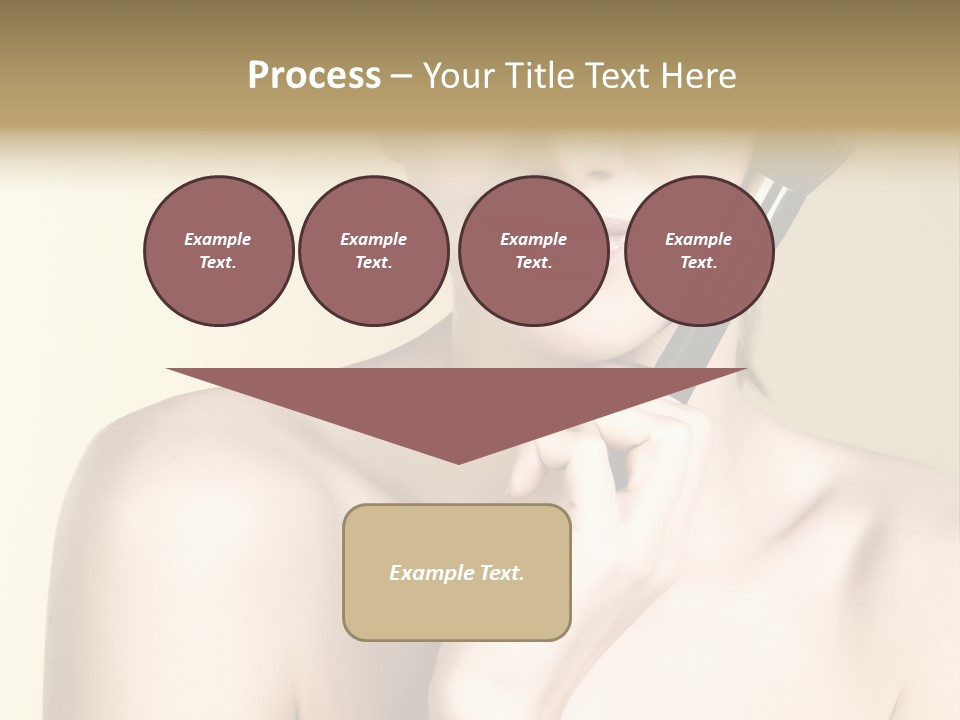 Face Shoulder Fashion PowerPoint Template